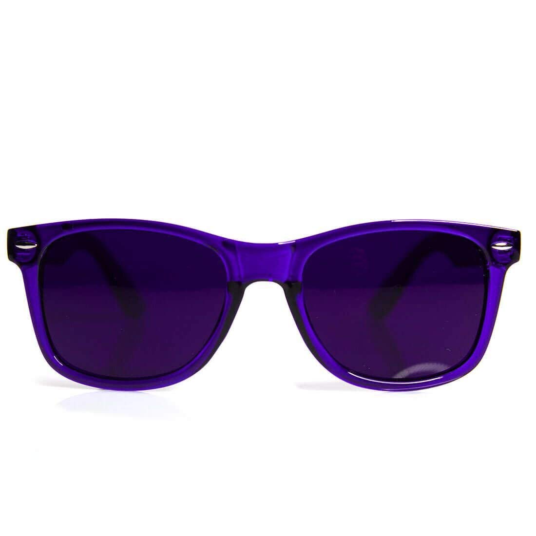 GloFX gafas índigo vista frontal, diseño cómodo y elegante
