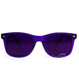 GloFX gafas índigo vista frontal, diseño cómodo y elegante