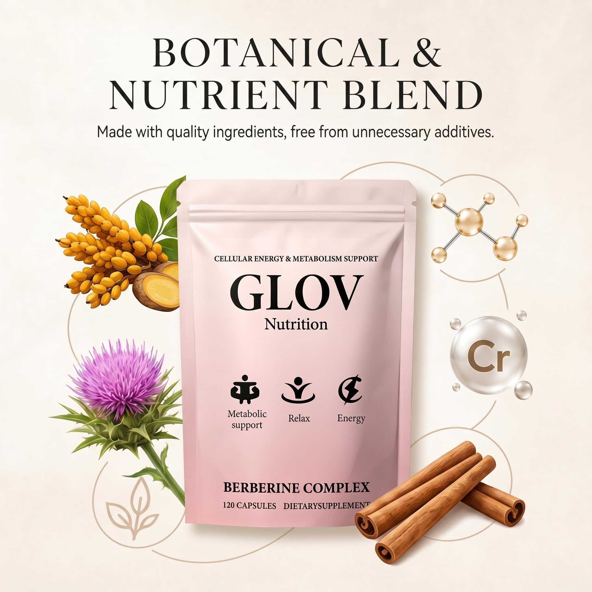 Glov Nutrition cápsulas sobre mano resaltando fácil deglución y comodidad