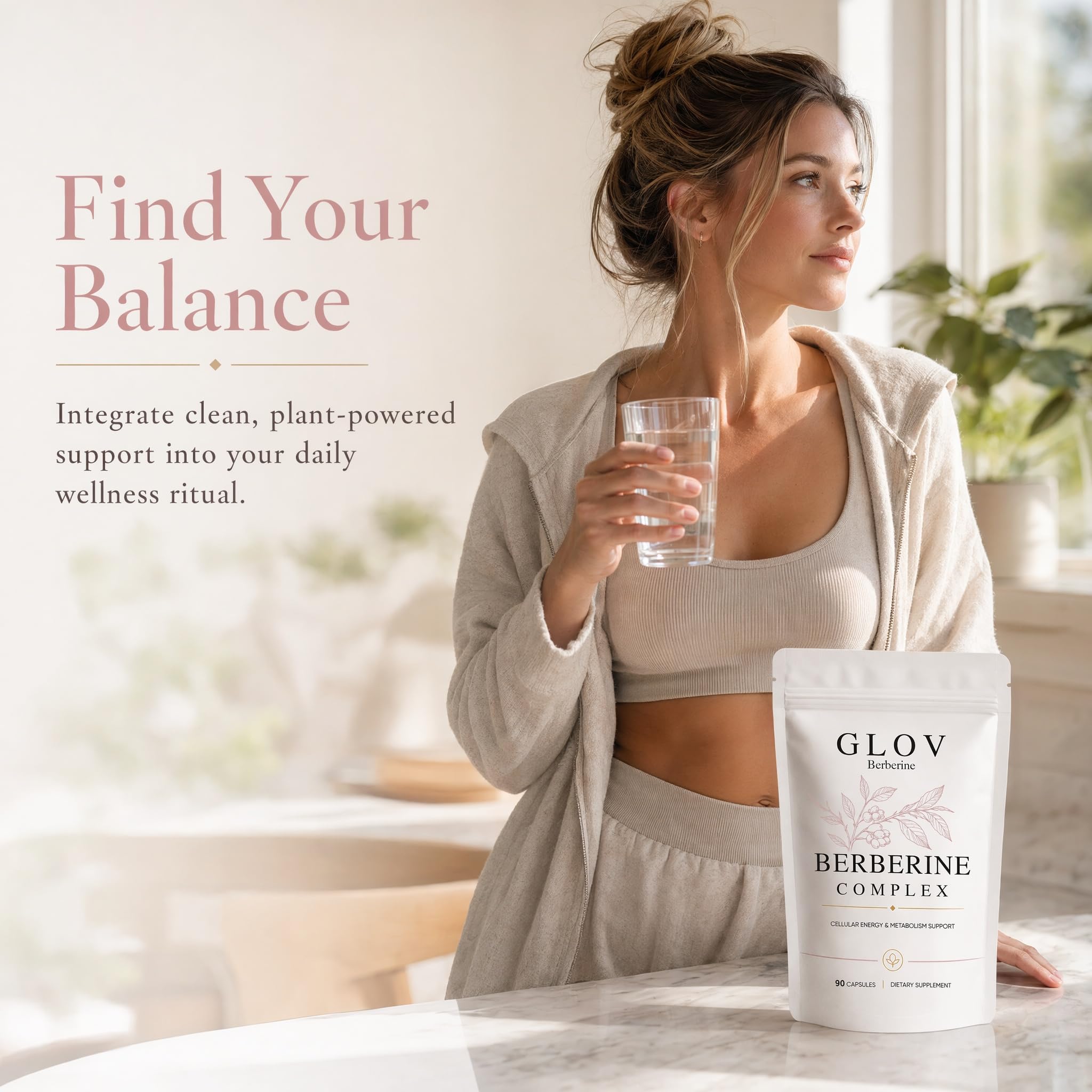 glov berberine lifestyle con actividad física que sugiere apoyo diario