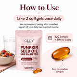 Glov Organic cápsula en mano para comparar tamaño y uso cómodo diario