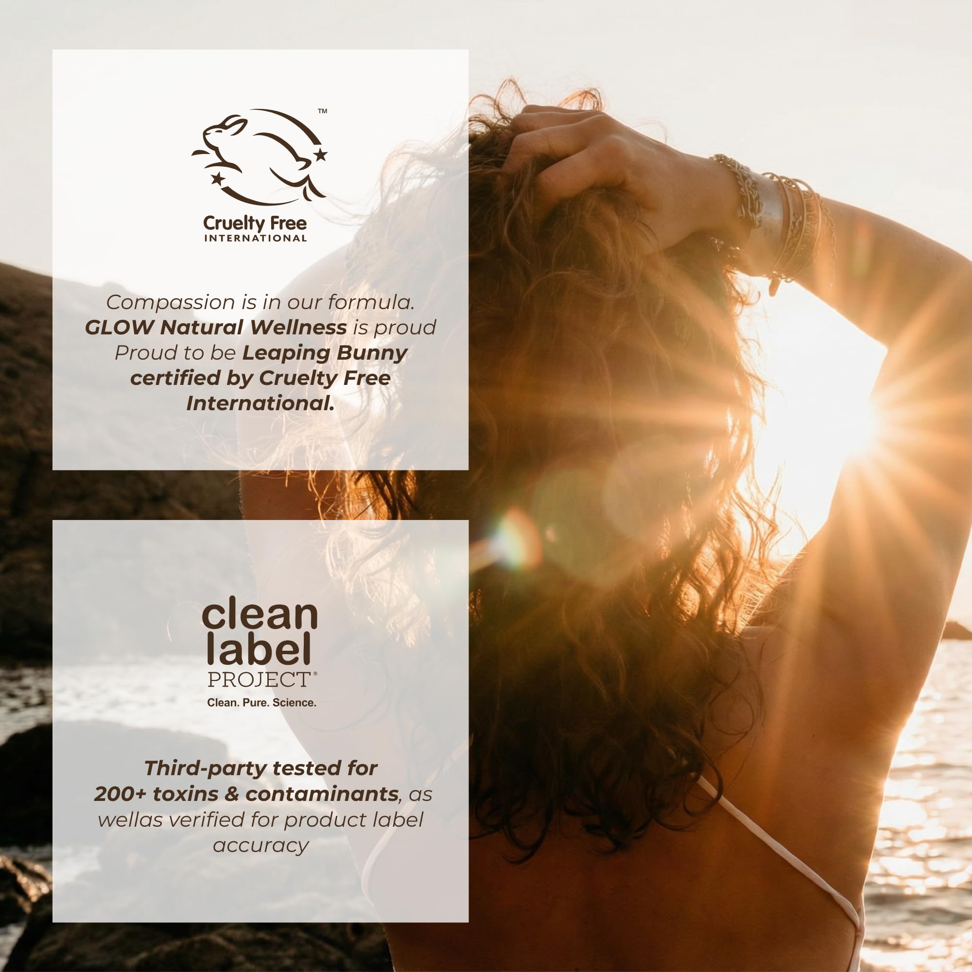 Glow Natural Wellness ambiente de baño que sugiere confort y discreción