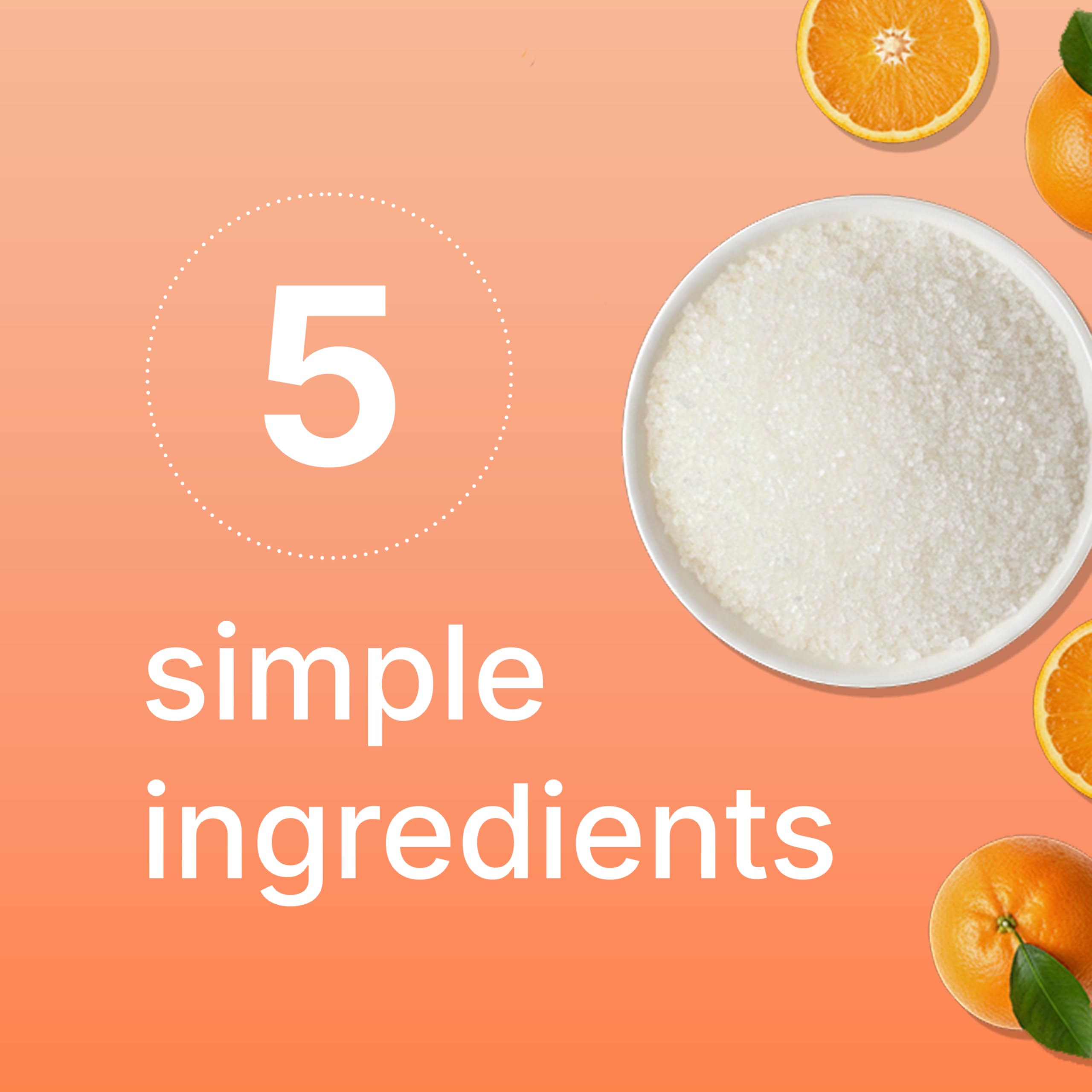 GlucoAid etiqueta legible resaltando ingredientes simples