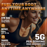 GlucoBio gomitas servidas en un bol antes de entrenamiento, lista para usar