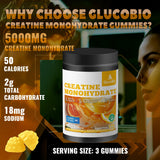 GlucoBio gomitas sabor naranja ilustradas, atractivo y refrescante