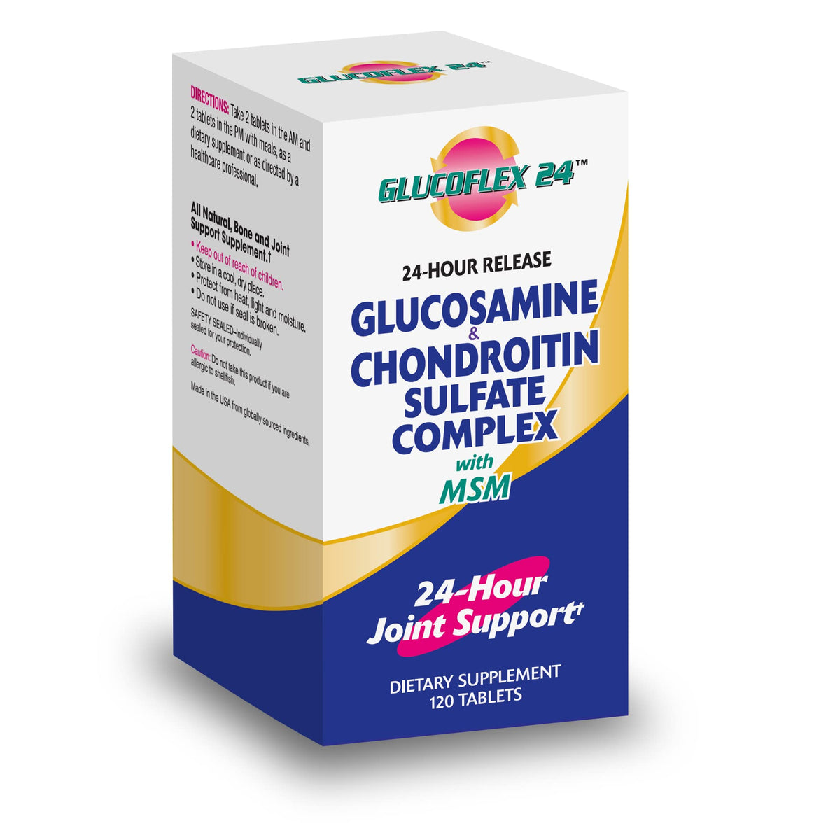 Glucoflex envase frontal mostrando etiqueta y beneficios
