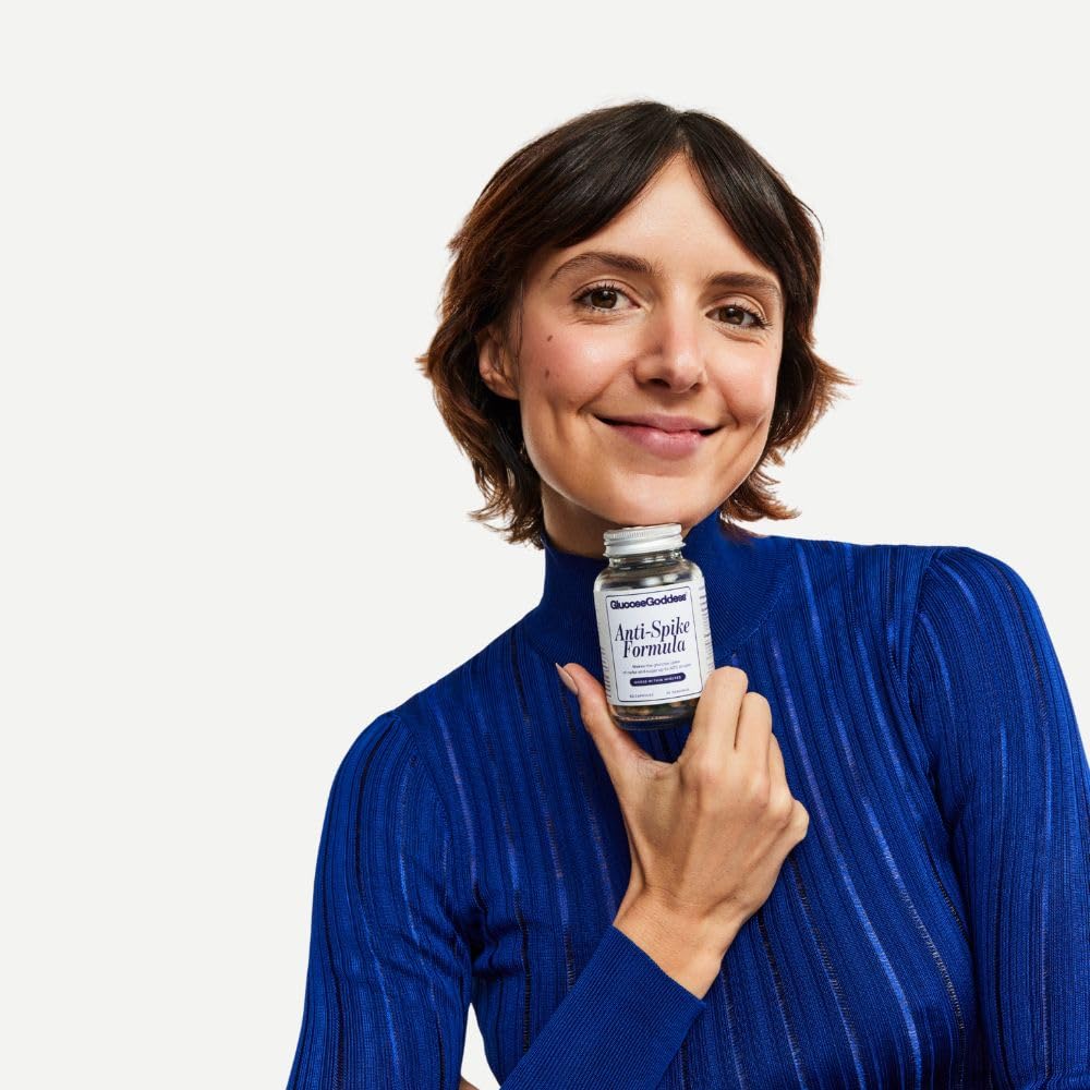 Glucose Revolution estilo de vida activo con persona comiendo y manteniendo energía