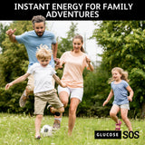 Glucose SOS caja abierta con sobres para almacenamiento organizado