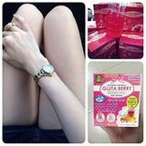 Gluta Berry frente del empaque mostrando 10 sobres y beneficio de conveniencia