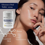 Glutanex primer plano de tableta con textura y claridad de dosis