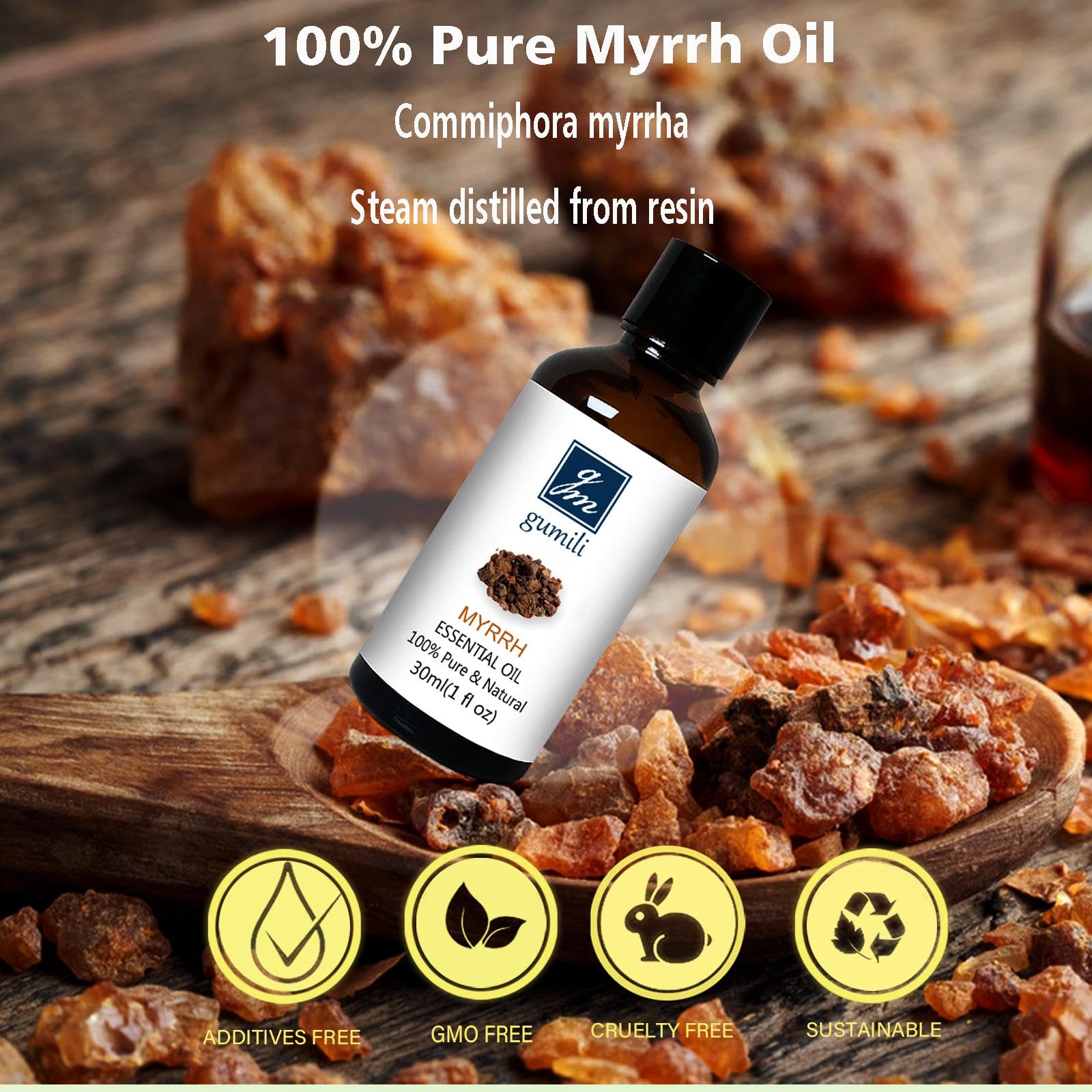 gm gumili aceite en difusor creando ambiente relajante, difusión continua y aroma estable