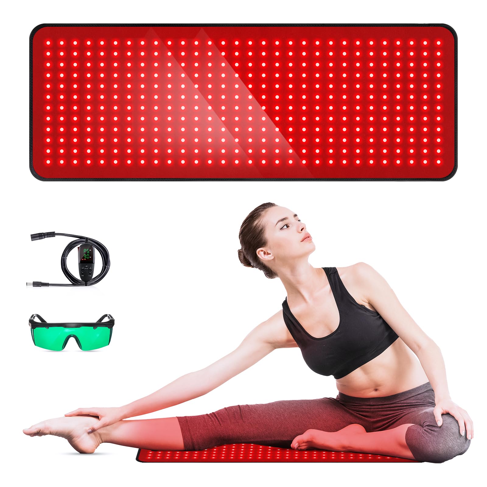GMOWNW panel frontal del wrap mostrando LEDs y superficie grande para cobertura