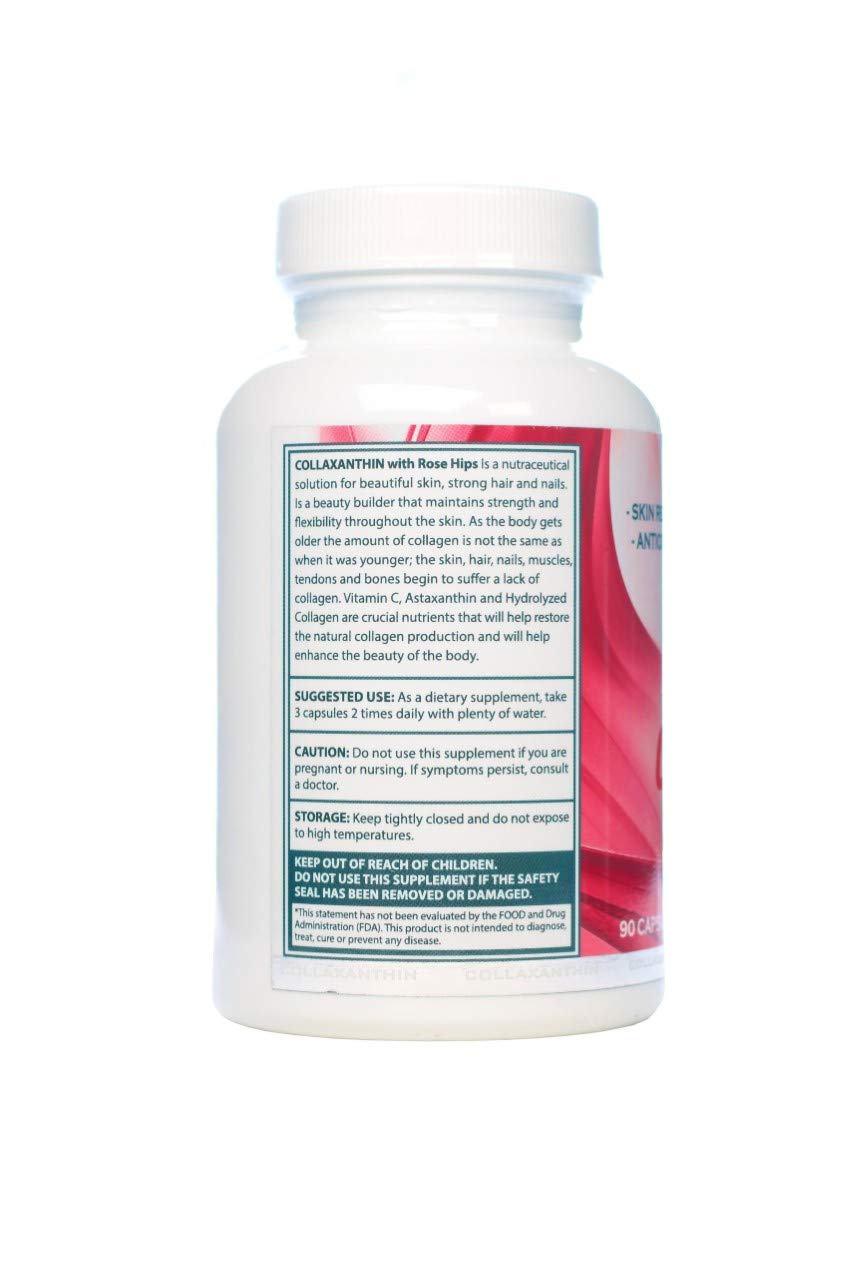 GMP COLLAXANTHIN disolviéndose en agua listo para consumo