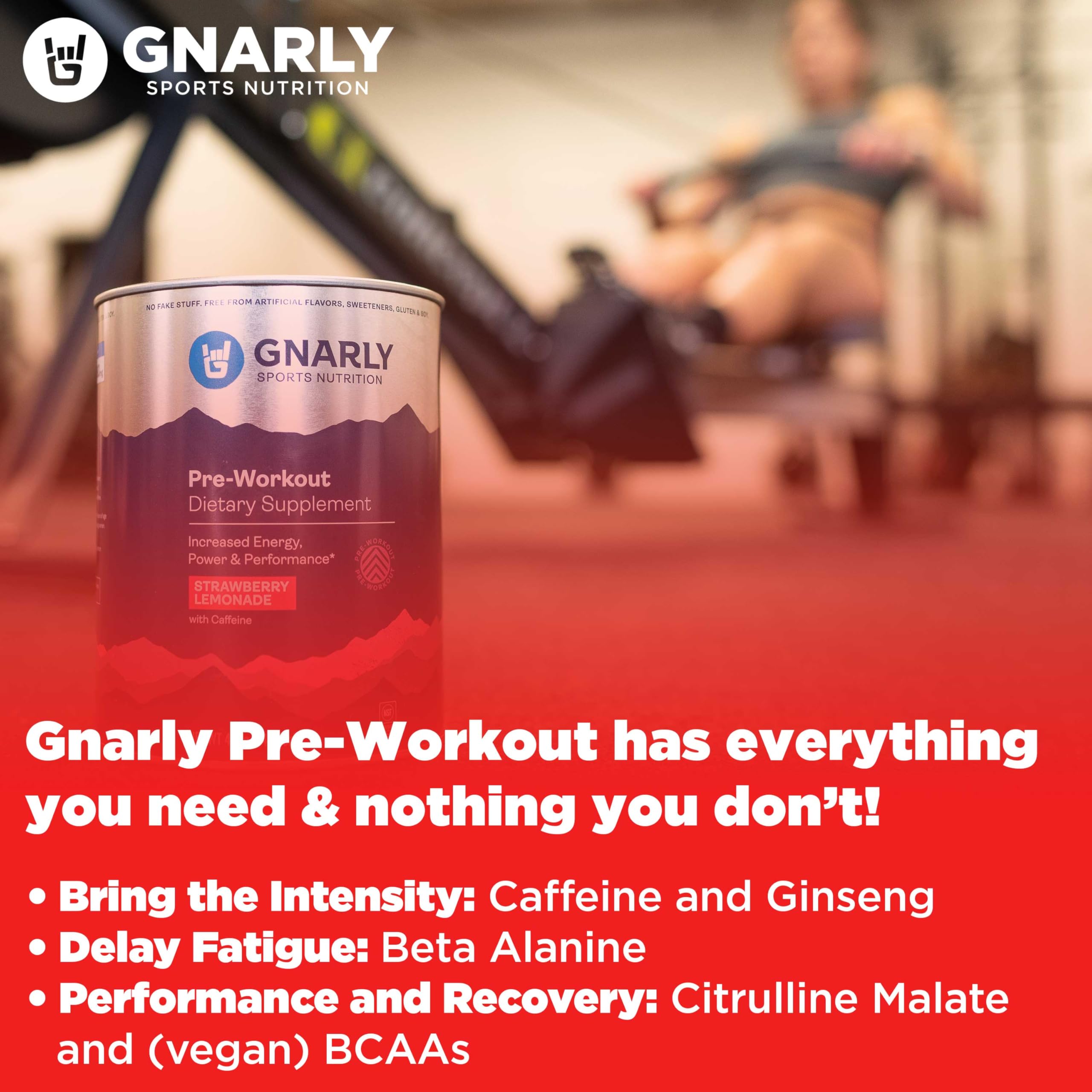 Gnarly Nutrition etiqueta con certificación NSF Sport y beneficios claros para atletas