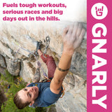 Gnarly Nutrition cucharadita midiendo polvo para dosificación precisa y práctica