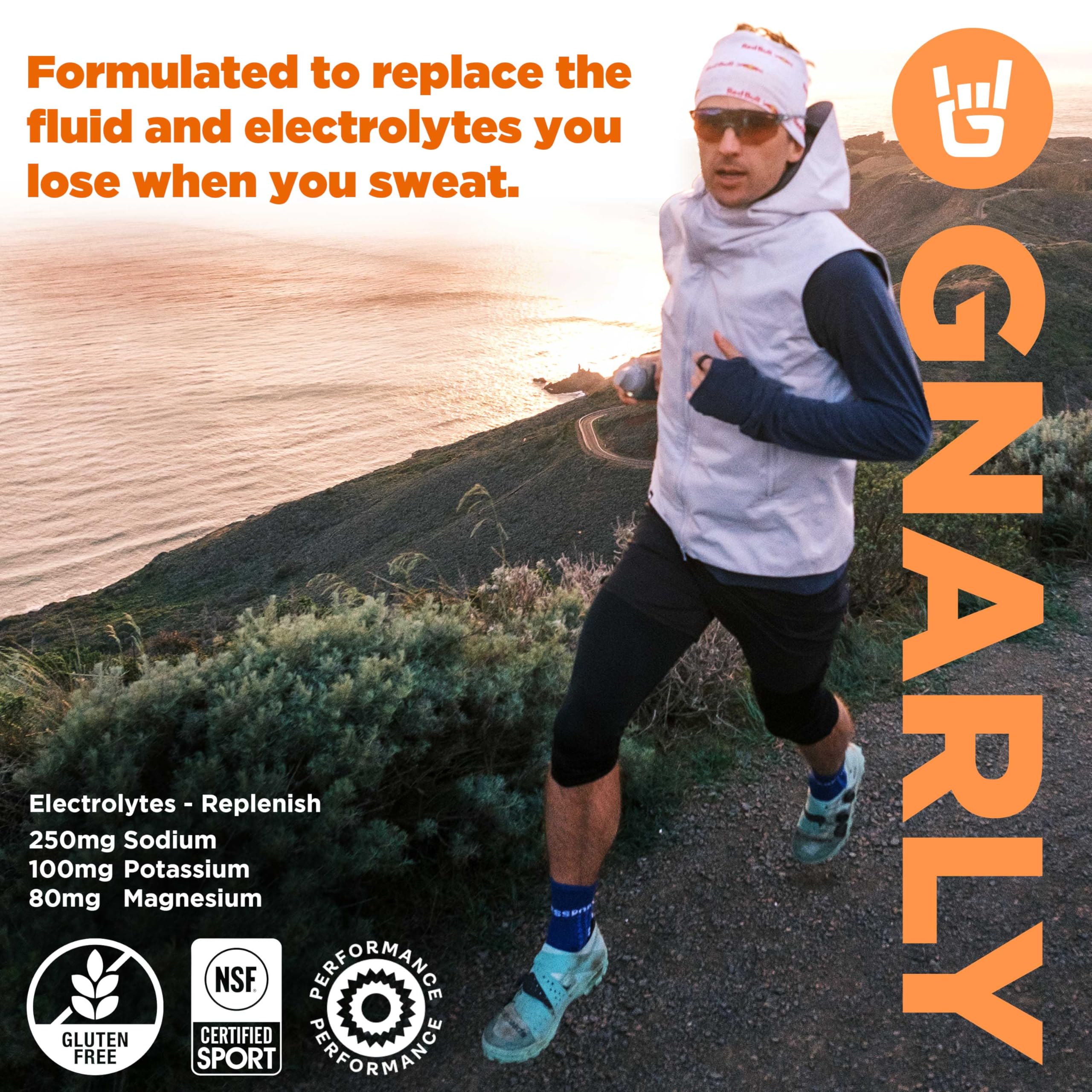 Gnarly Nutrition cuchara medidora con polvo lista para dosificar precisión