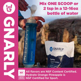 Gnarly Nutrition bebida usada por ciclista para reponer electrolitos en ruta