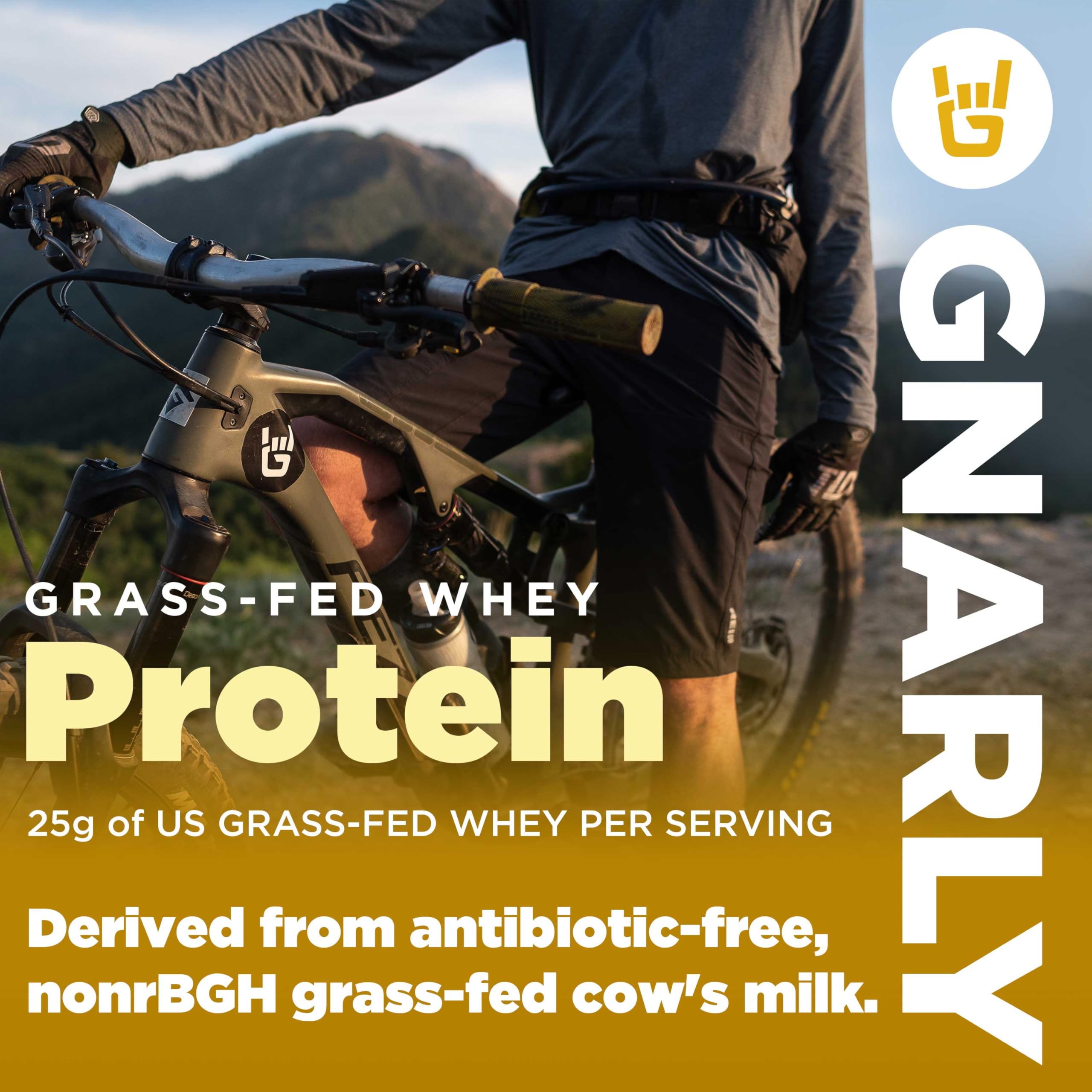 Gnarly Nutrition etiqueta con ingredientes y certificación visible