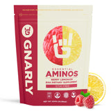 Gnarly Nutrition frente del envase mostrando marca y sabor beneficios claros