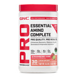 GNC bebida Amino Complete en vaso, mezcla en agua fría para hidratación rápida
