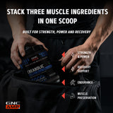 GNC AMP Creabolic textura fina del polvo para mezcla rápida, beneficio disolución