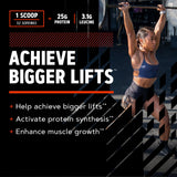 GNC batido en botella en gimnasio para consumo pre o post entrenamiento