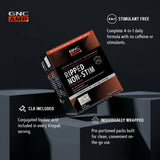 GNC AMP etiqueta nutricional enfocada, transparencia en ingredientes