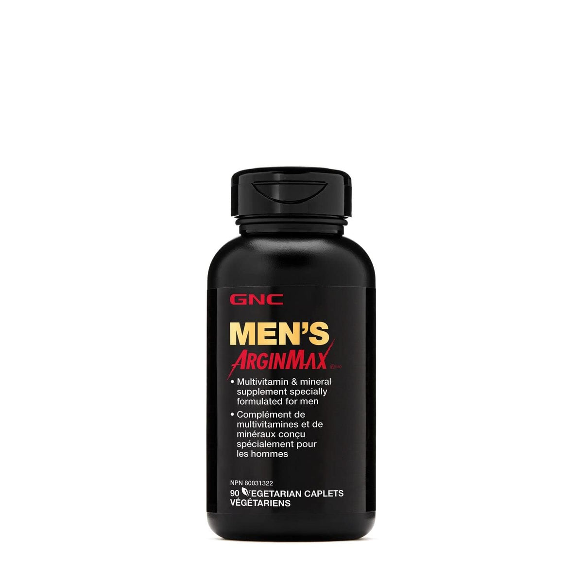 GNC ArginMax frontal muestra frasco y ventaja de apoyo circulatorio