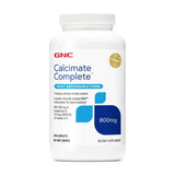 GNC Calcium Complete frasco frontal mostrando etiqueta clara y beneficios