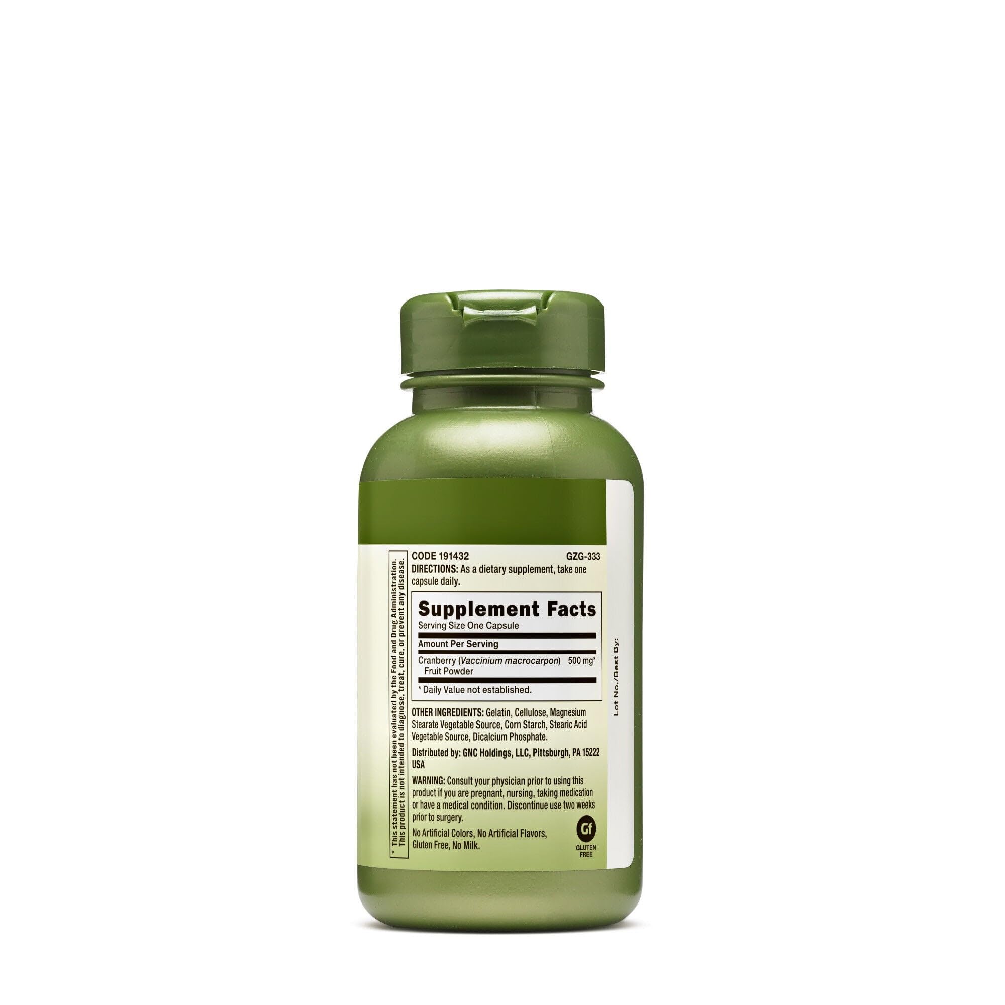 GNC primer plano de cápsula para apreciar textura y pureza visible