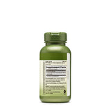 GNC primer plano de cápsula para apreciar textura y pureza visible