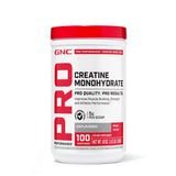 GNC creatina frente del envase mostrando diseño y beneficio claridad