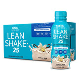 GNC lean shake 25 frente del envase mostrando marca y beneficio de proteína