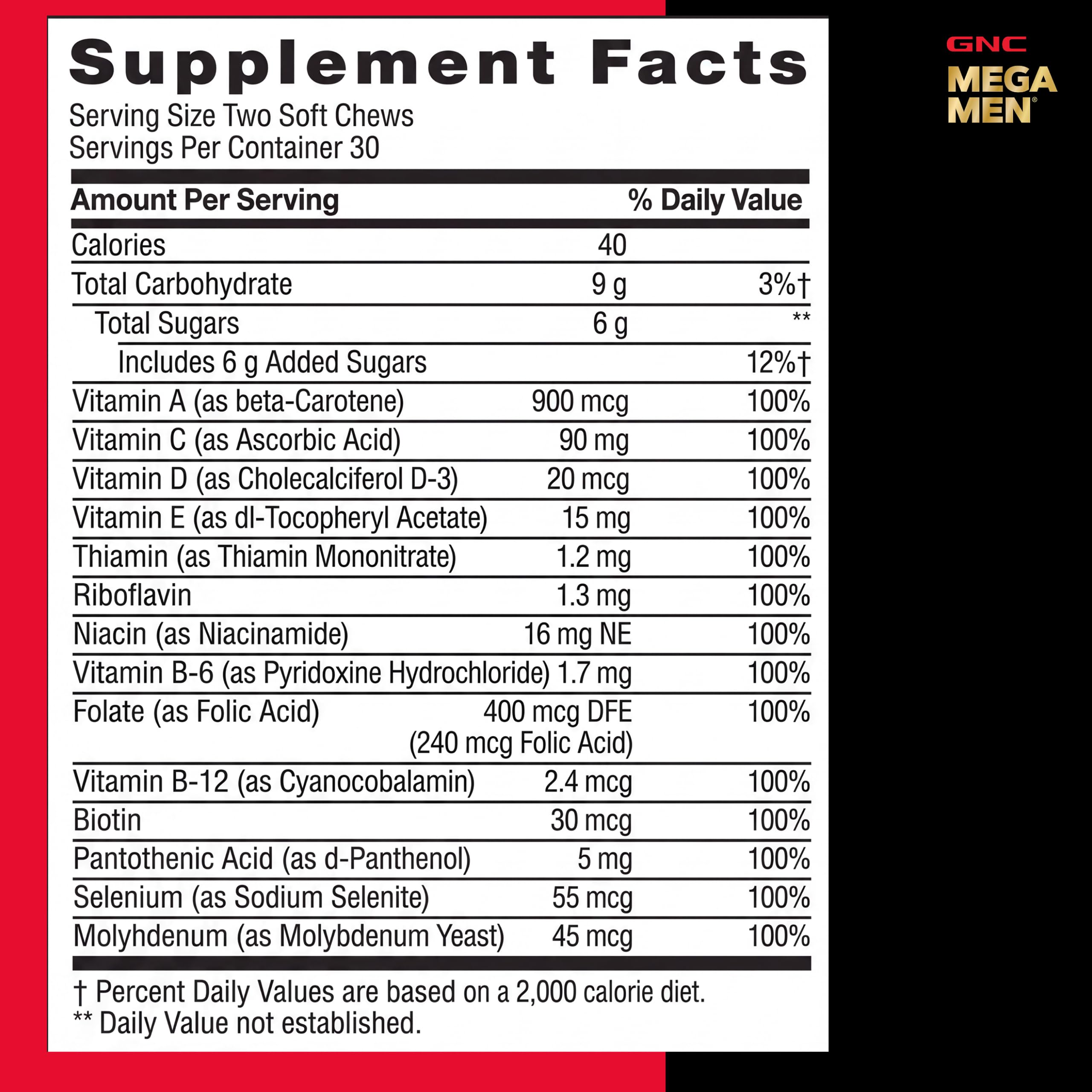 GNC Mega Men en escenario activo con equipamiento deportivo, apoyo al estilo de vida