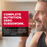 GNC Mega Men en contexto de entrenamiento para transmitir energía y recuperación