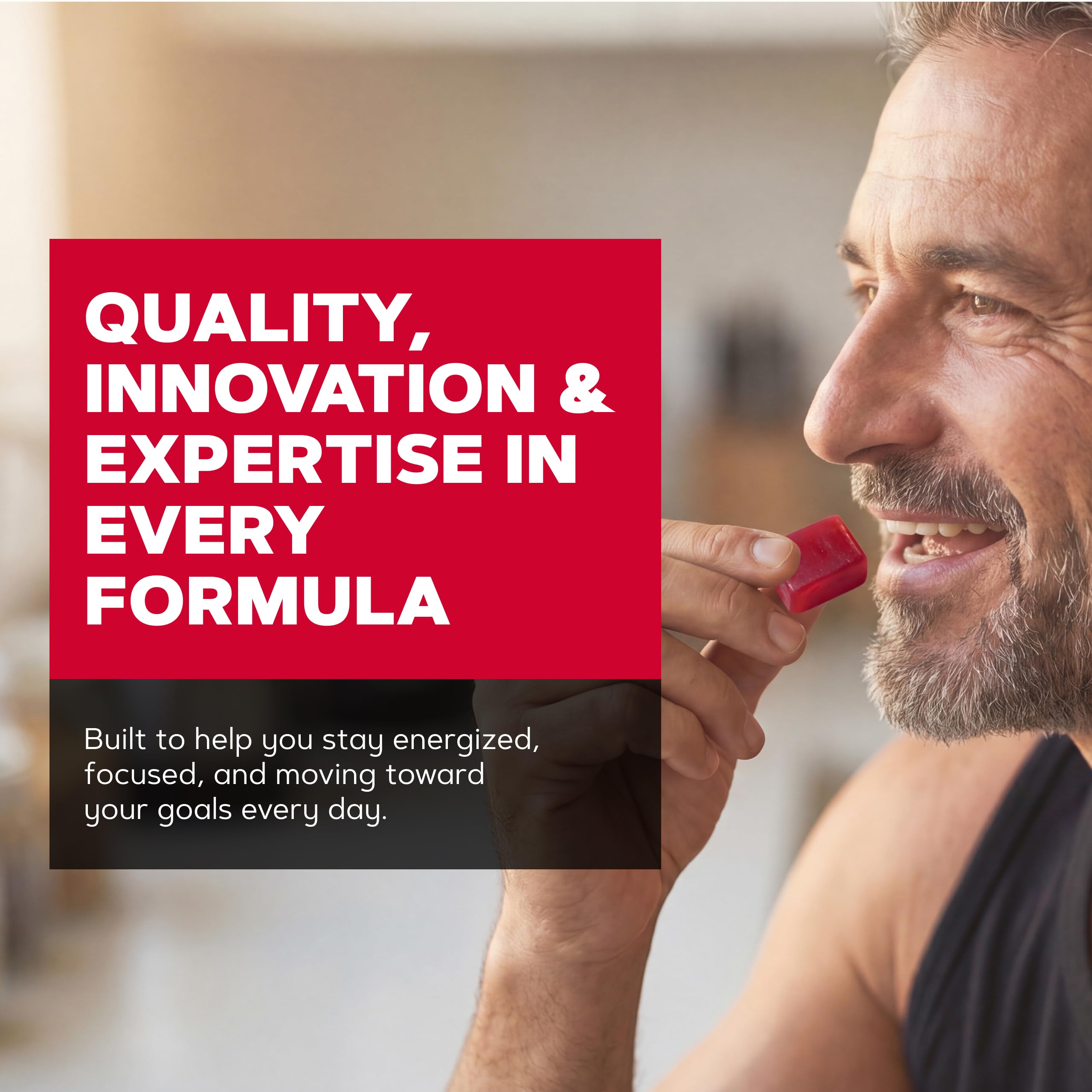 GNC Mega Men etiqueta nutricional legible mostrando vitaminas y minerales clave