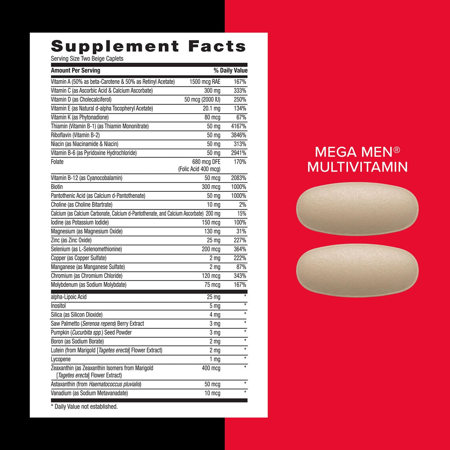 GNC Mega Men sobre en mano durante viaje, práctico para llevar y usar