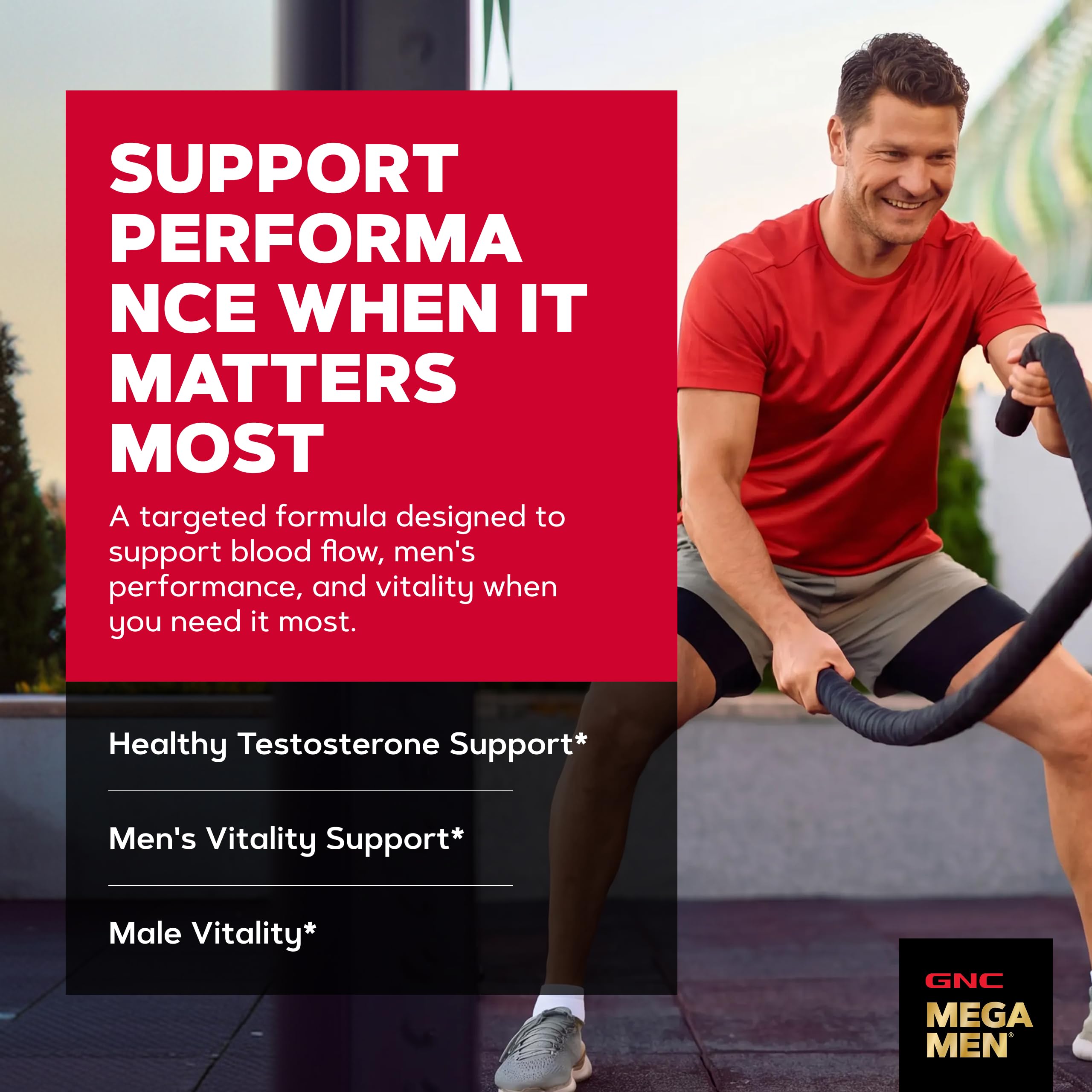GNC Staminol Ultra caplet en primer plano muestra tamaño y fácil ingestión