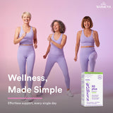 GNC mujer activa tomando suplemento para integrar en rutina diaria