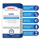 GNC envase abierto con cápsulas visibles para ver cantidad y presentación