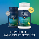 etiqueta nutricional GNC Triple Strength Omega Complex con ingredientes y dosificación