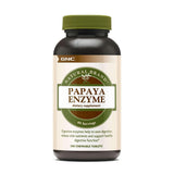 GNC frasco Papaya Enzyme frente mostrando etiqueta y beneficio digestivo