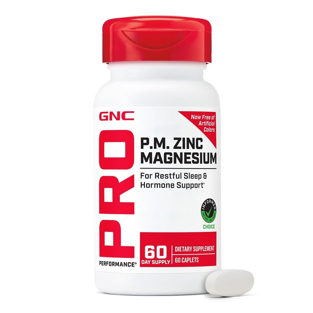 GNC Pro Performance frontal del envase con beneficios visibles