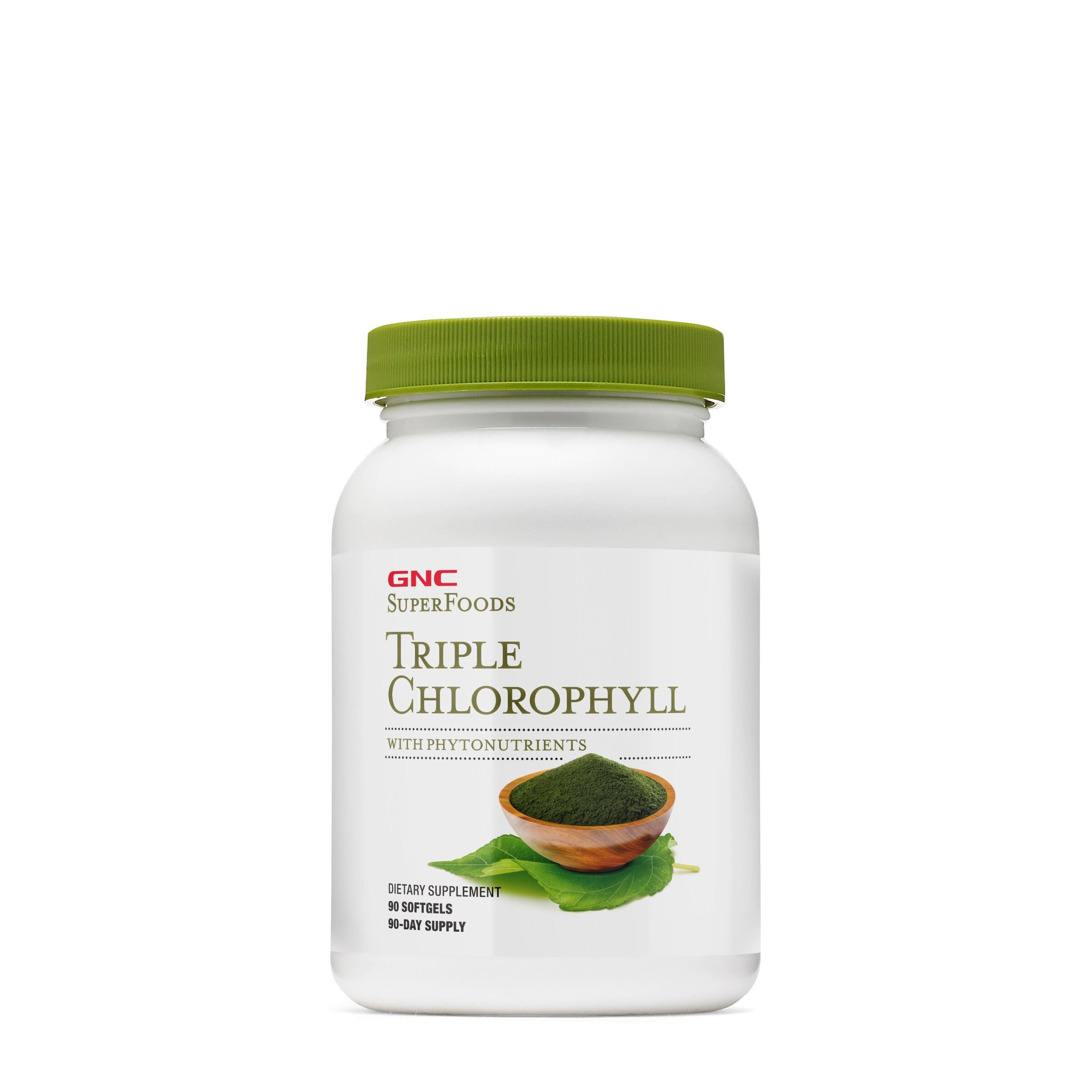 GNC Superfoods frasco al frente mostrando etiqueta clara y beneficios