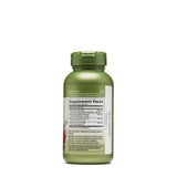 GNC primer plano de cápsula que destaca ingredientes naturales y concentración