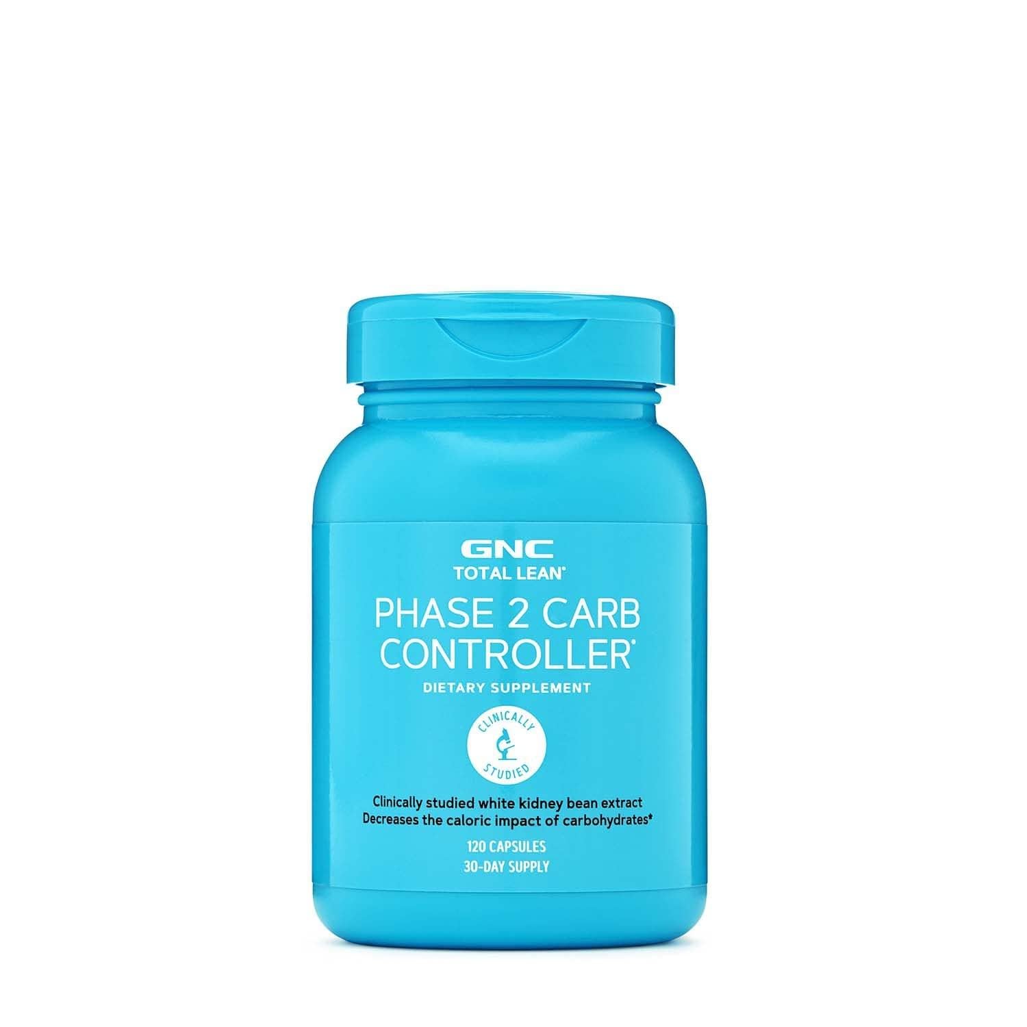 GNC Total Lean frontal del envase mostrando 120 cápsulas y claridad de uso