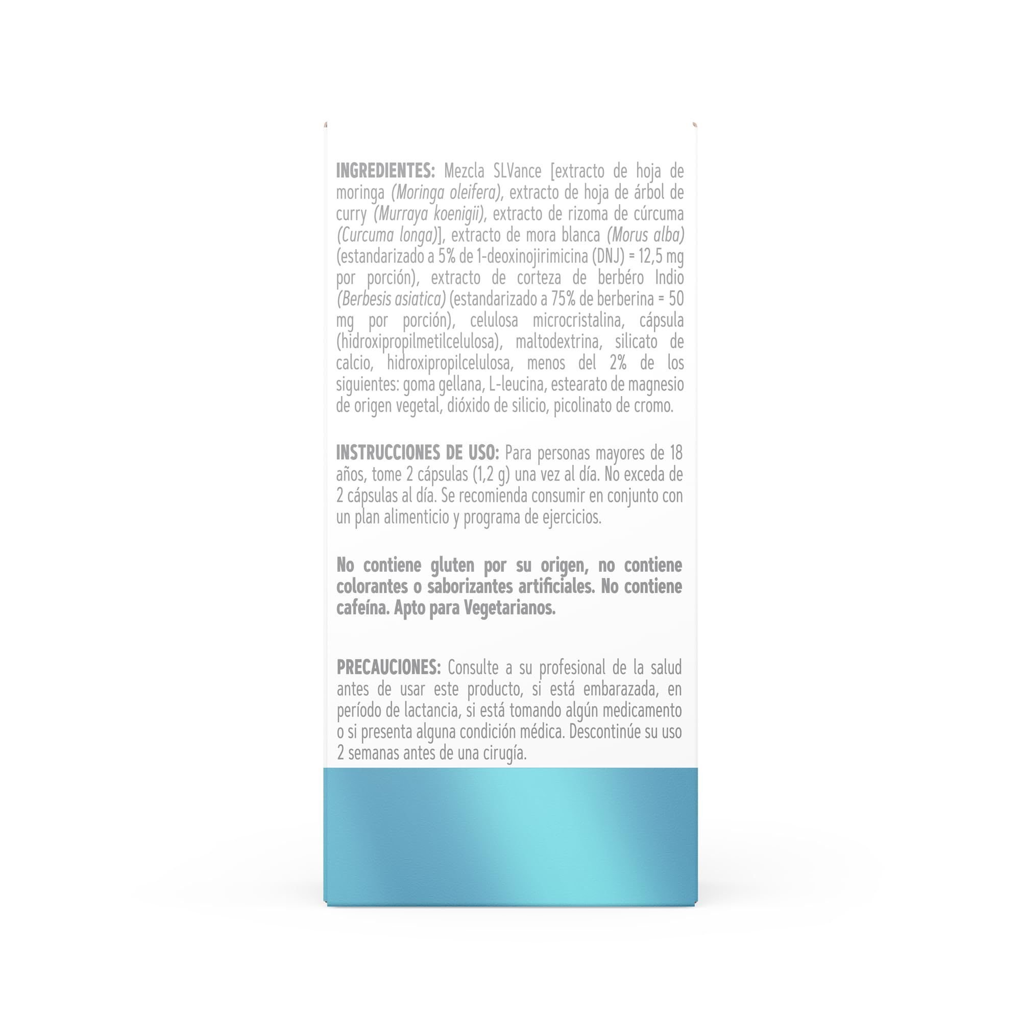 Persona tomando GNC GlucaTrim cápsula como apoyo a dieta y ejercicio