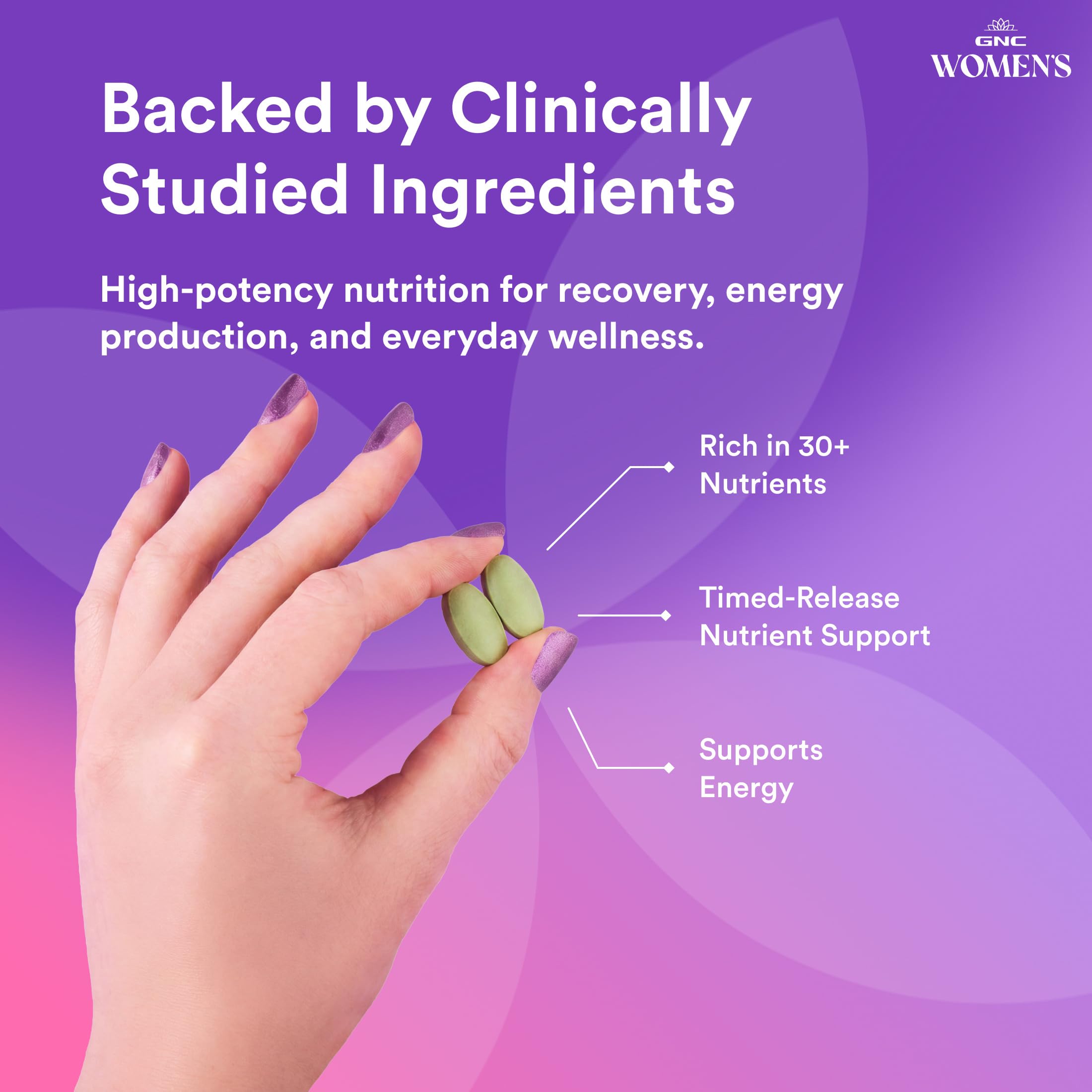 GNC producto junto a mallas deportivas subrayando recuperación post-ejercicio