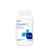 GNC envase frontal de Vitamin C 1000 mg mostrando 180 cápsulas y duración prolongada