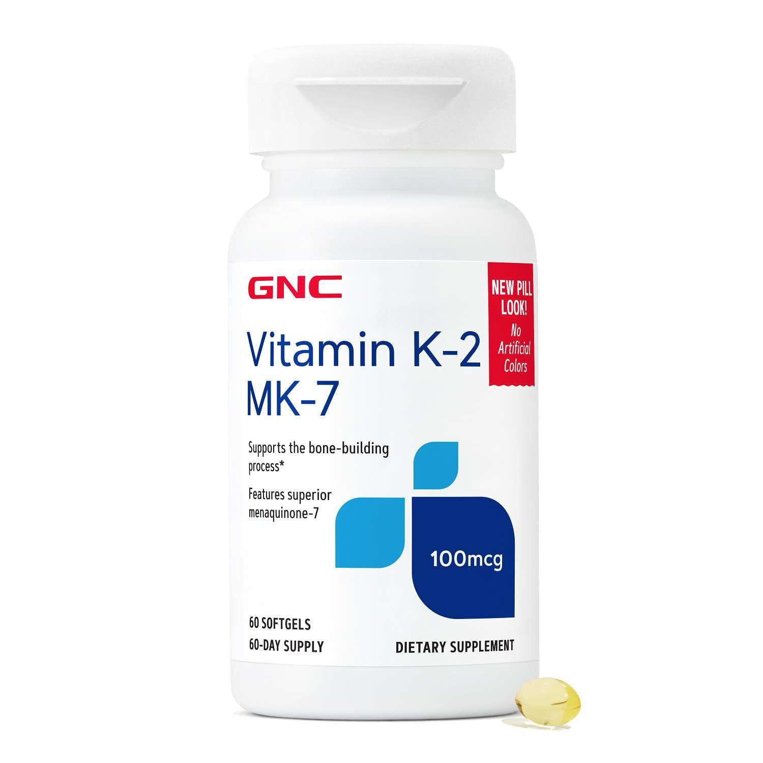 GNC frasco frontal mostrando 60 cápsulas blandas y conveniencia diaria